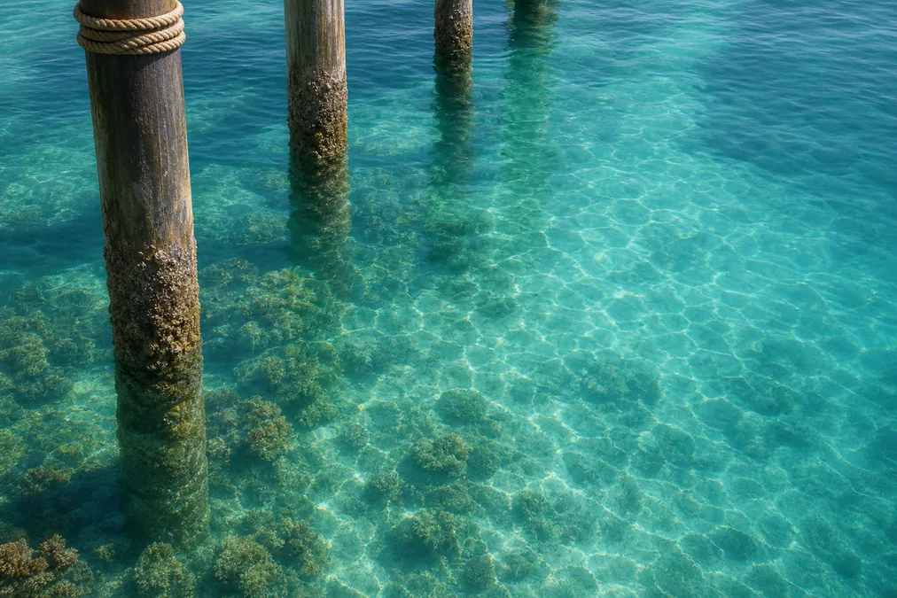 Clear pier waters symbolising transparent legal terms